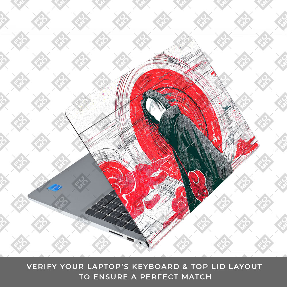 Itachi Uchiha Mark of the Akatsuki Dell Inspiron 3520 Laptop Skin