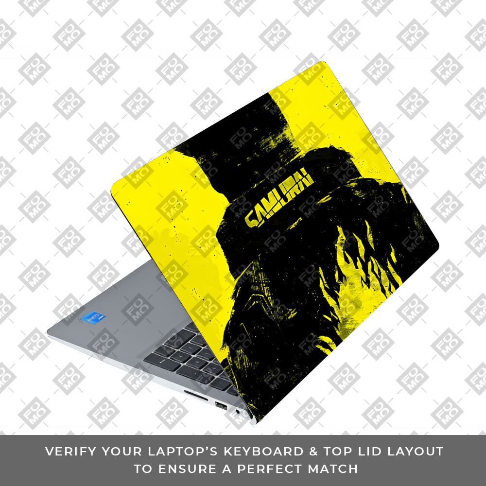 Backlit SAMURAI Jacket Dell Inspiron 3520 Laptop Skin