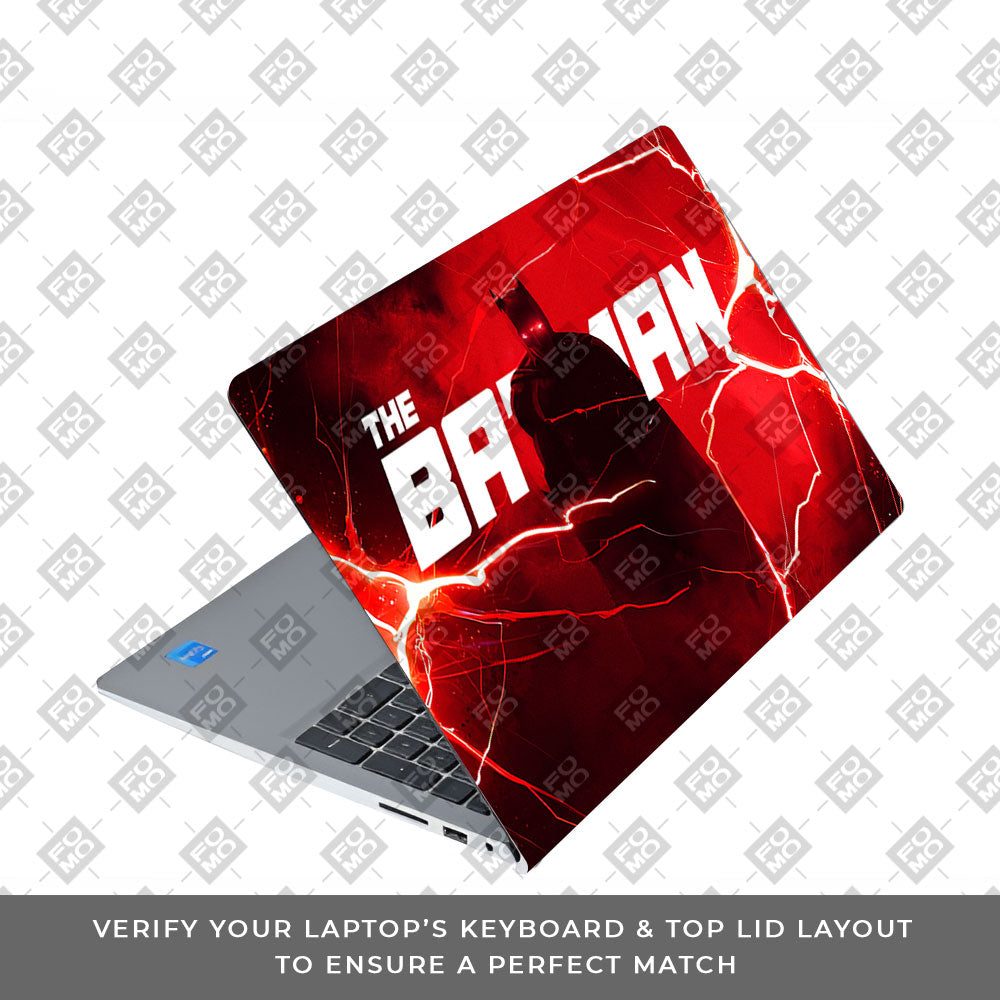 Red Rage Batman Dell Inspiron 3520 Laptop Skin