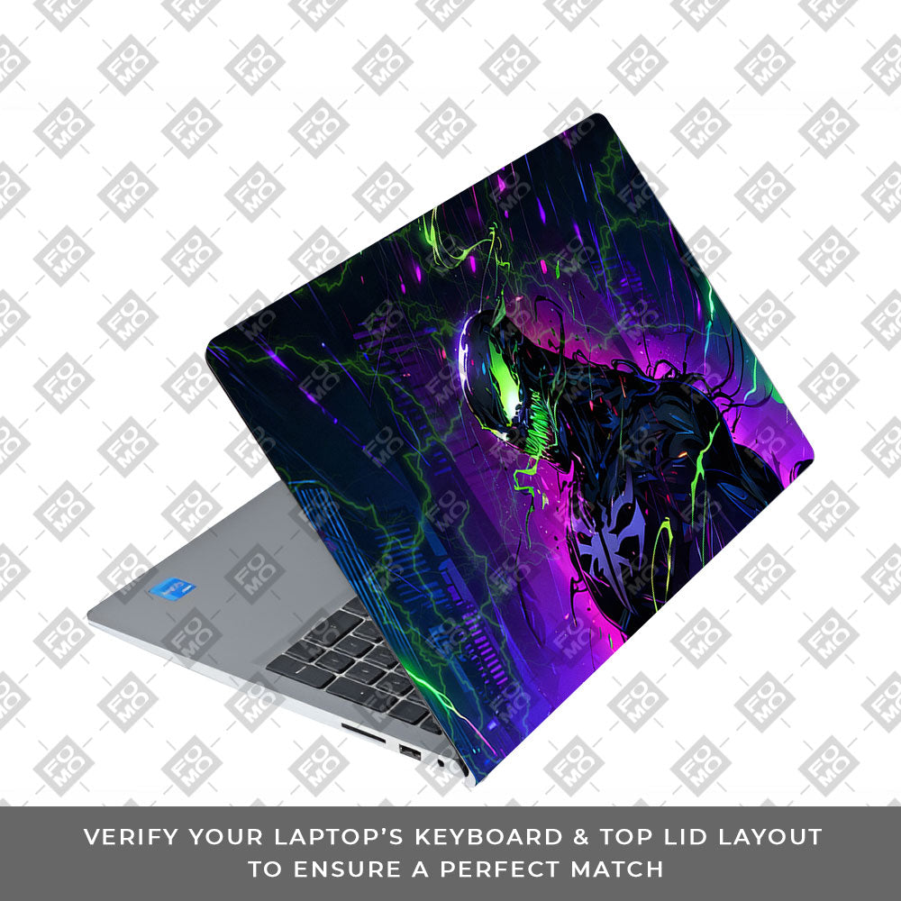 Venom Chaos Surge Dell Inspiron 3520 3D Laptop Skin
