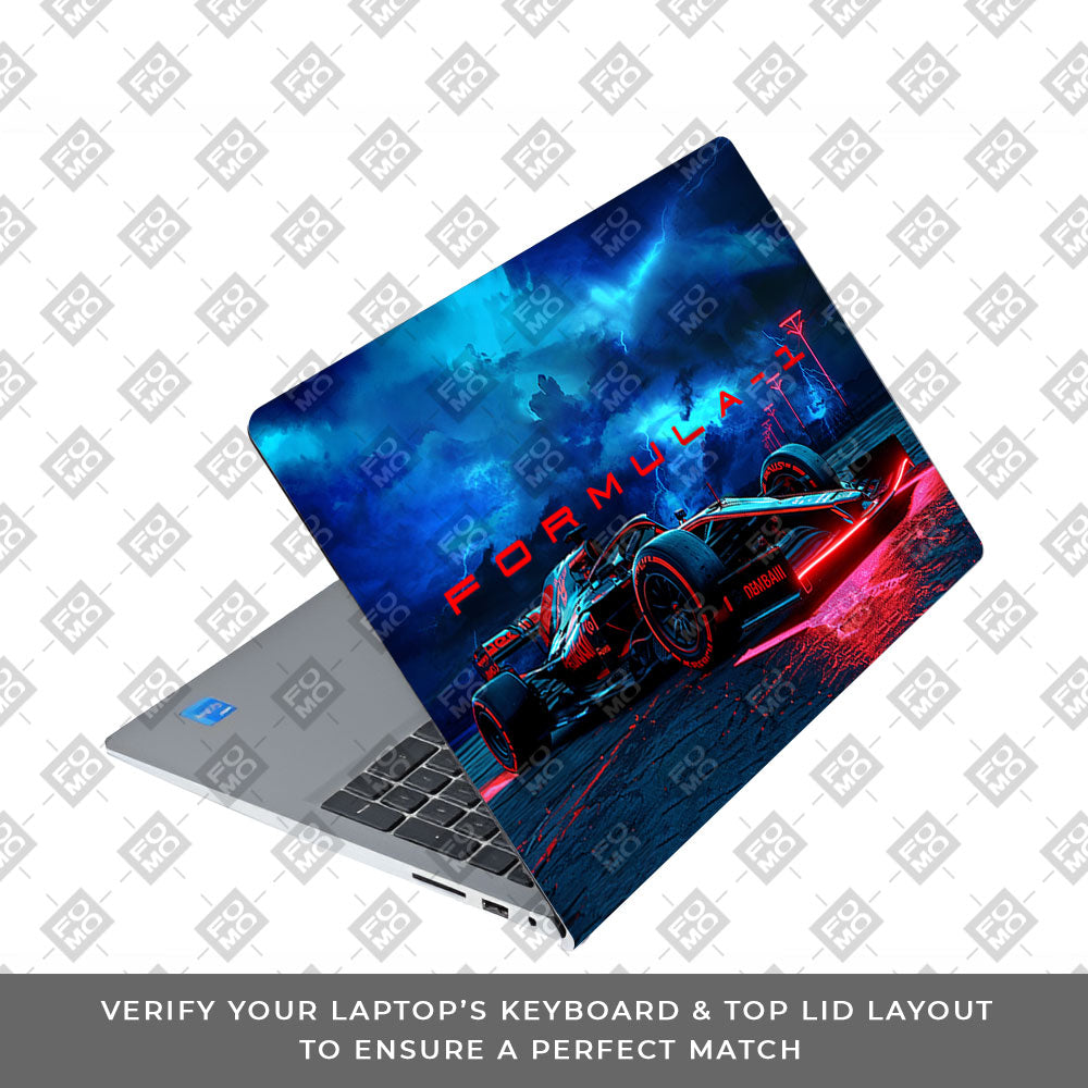 Fututristic Formula 1 Dell Inspiron 3520 Laptop Skin