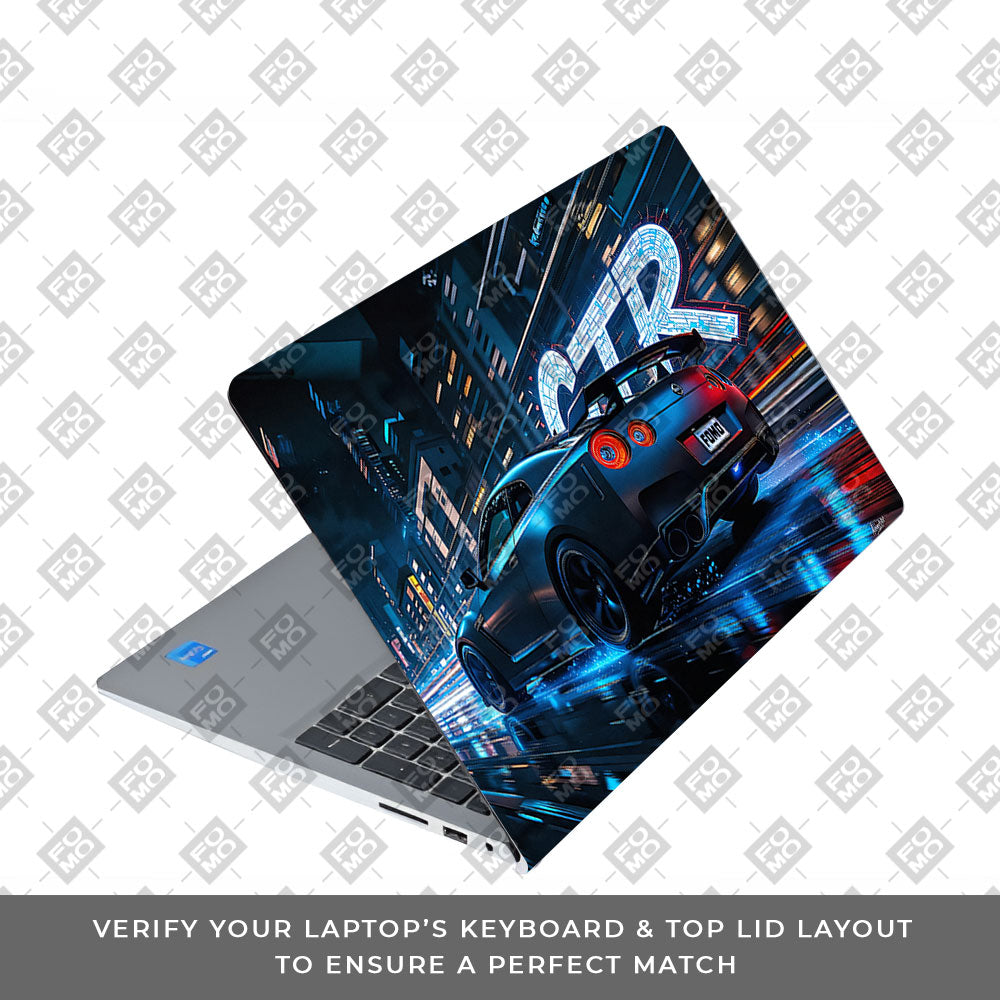 Neon GTR Nights Dell Inspiron 3520 Laptop Skin