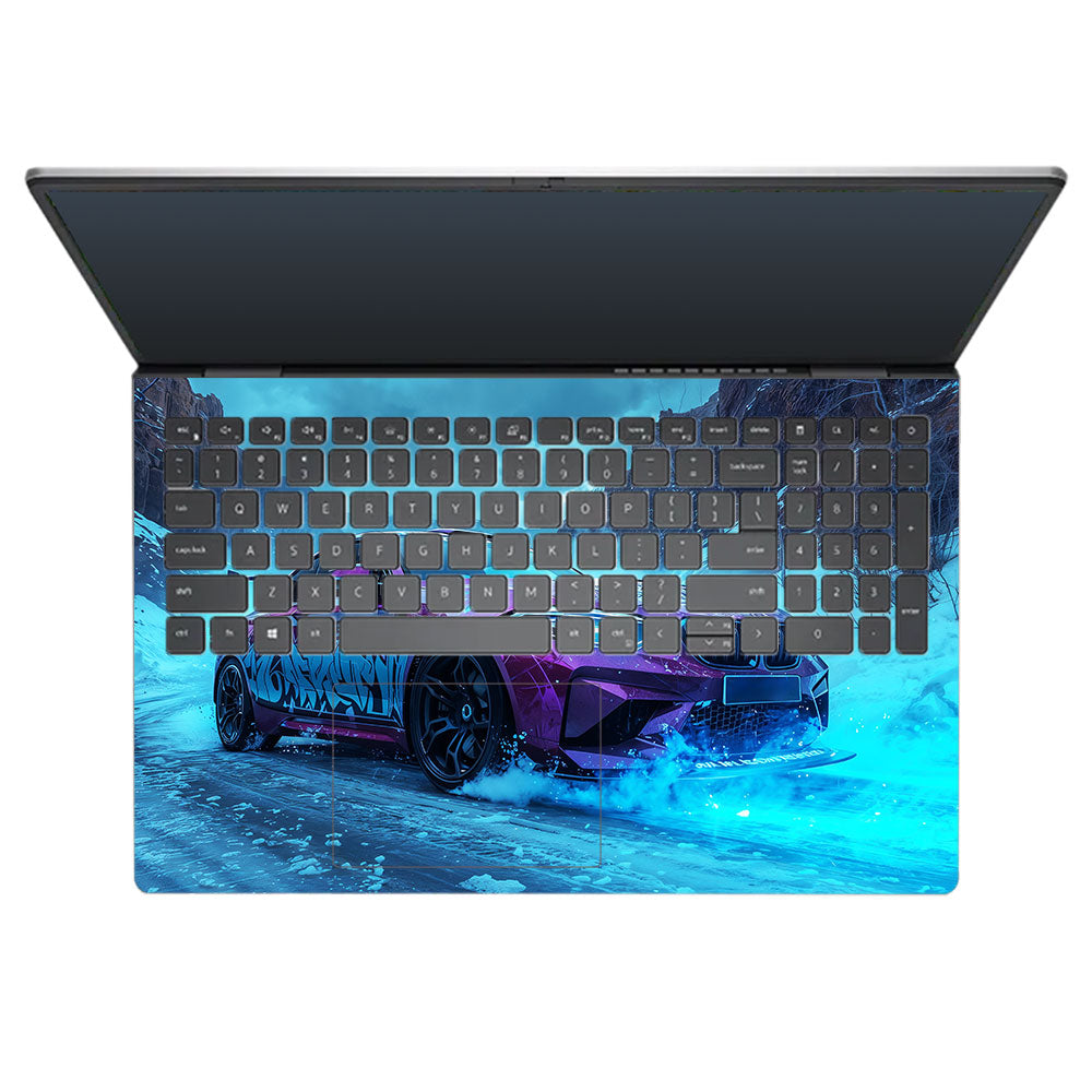 BMW Neon Drift Dell Inspiron 3520 Laptop Skin