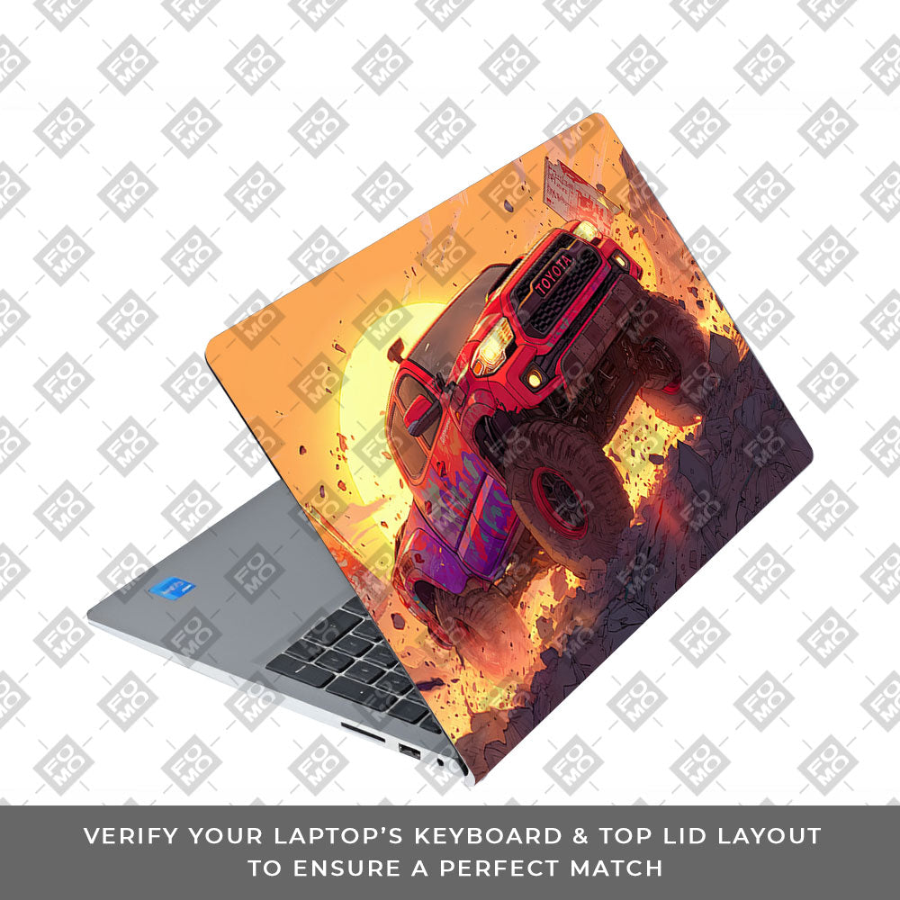 Toyota Off Road Beast Dell Inspiron 3520 Laptop Skin