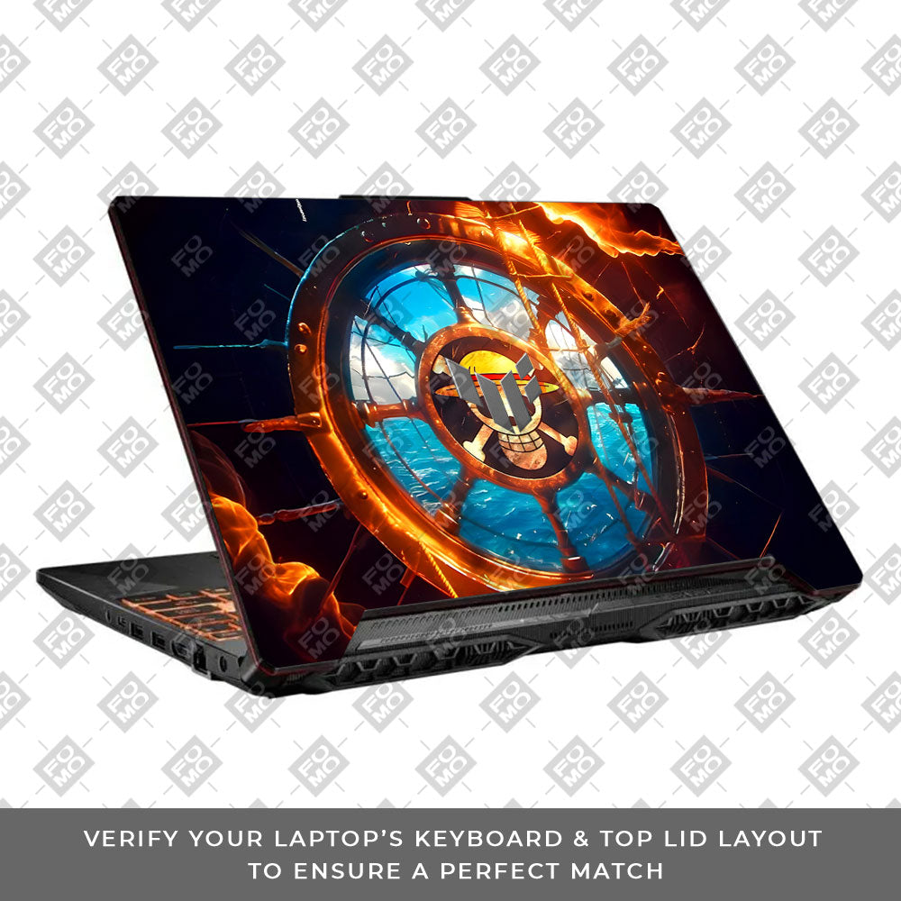 Straw Hat Pirates Emblem Asus TUF F15 FX506 & A15 FA506 Laptop Skin