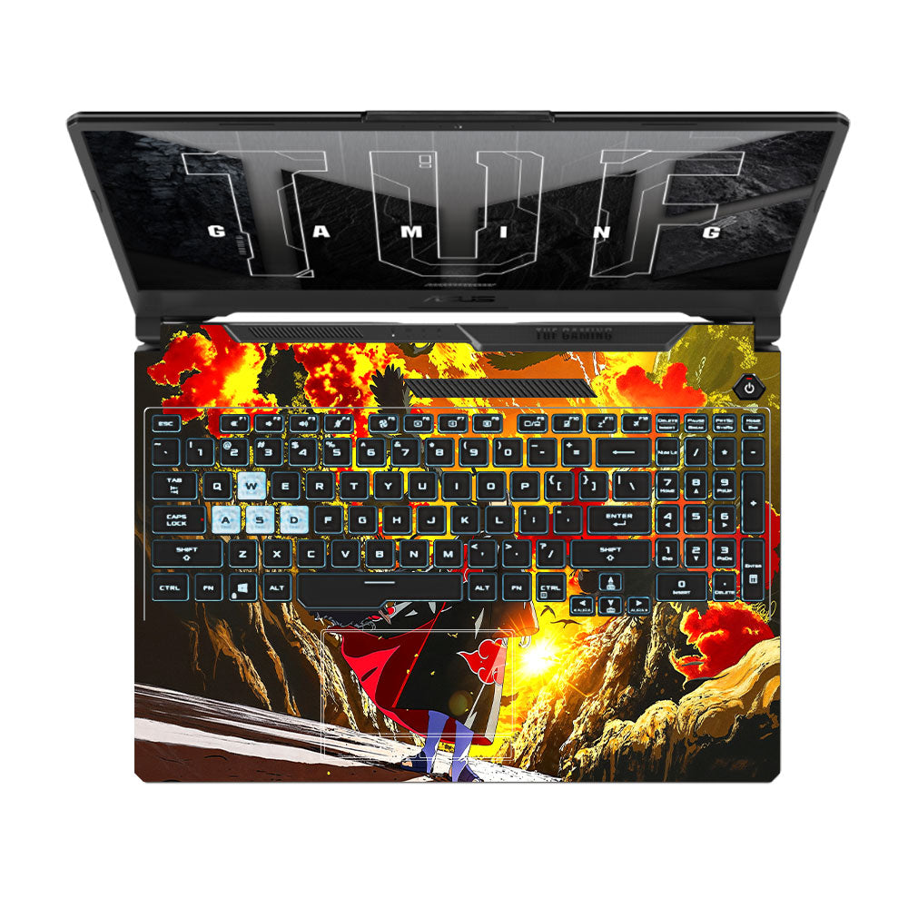 Itachi with Flock of Crows Asus TUF F15 FX506 & A15 FA506 Laptop Skin