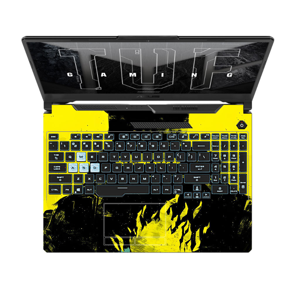 Backlit SAMURAI Jacket Asus TUF F15 FX506 & A15 FA506 Laptop Skin
