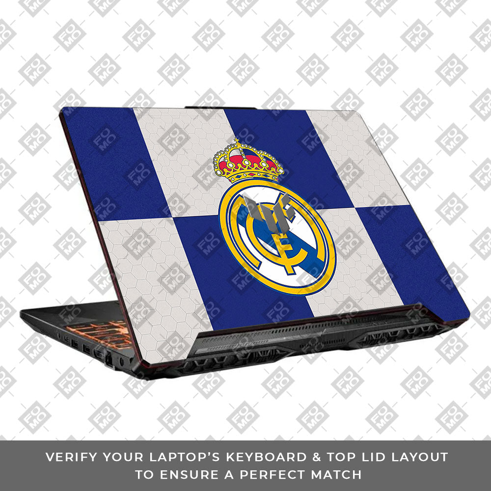 Royal Reign Real Madrid Glory Asus TUF F15 FX506 & A15 FA506 Laptop Skin