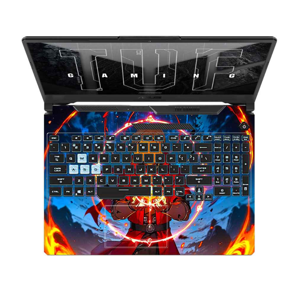 Edward Elric Fullmetal Alchemist Asus TUF F15 FX506 & A15 FA506 Laptop Skin