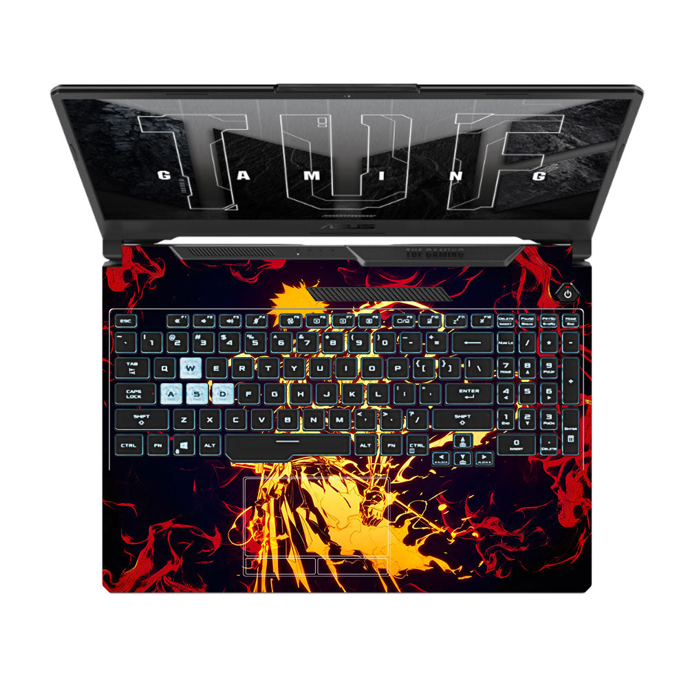 Bleach Ichigo Bankai Form Asus TUF F15 FX506 & A15 FA506 Laptop Skin