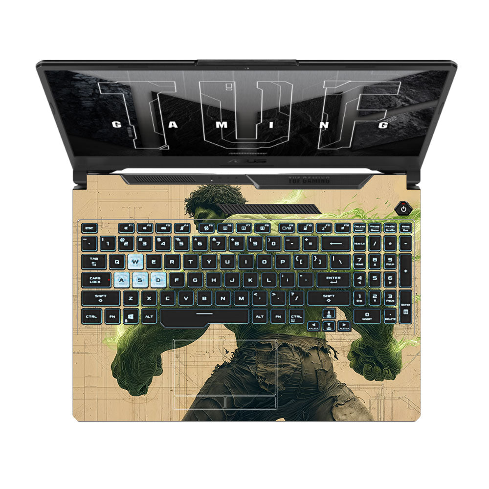 Hulk Unleashed Asus TUF F15 FX506 & A15 FA506 Laptop Skin