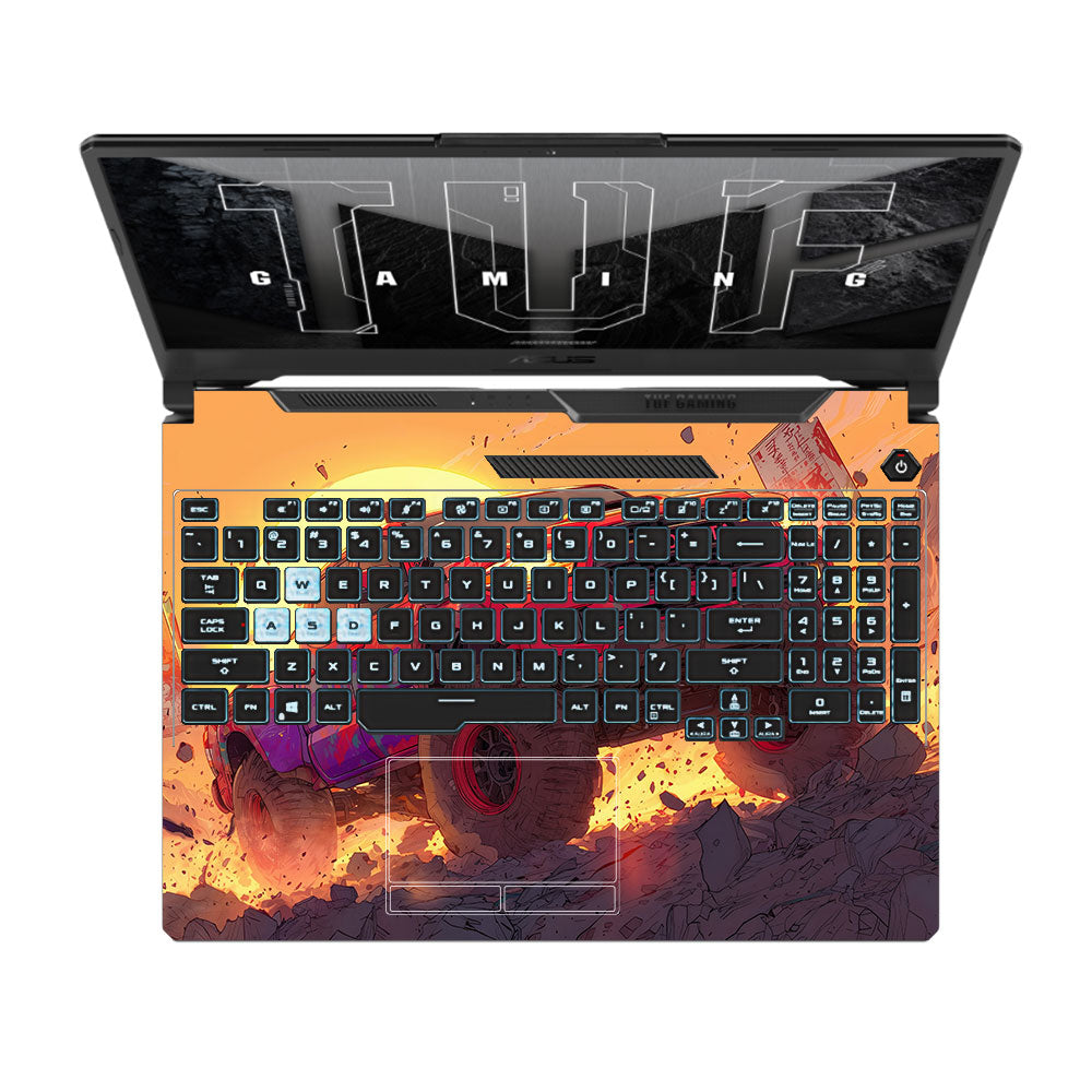 Toyota Off Road Beast Asus TUF F15 FX506 & A15 FA506 Laptop Skin