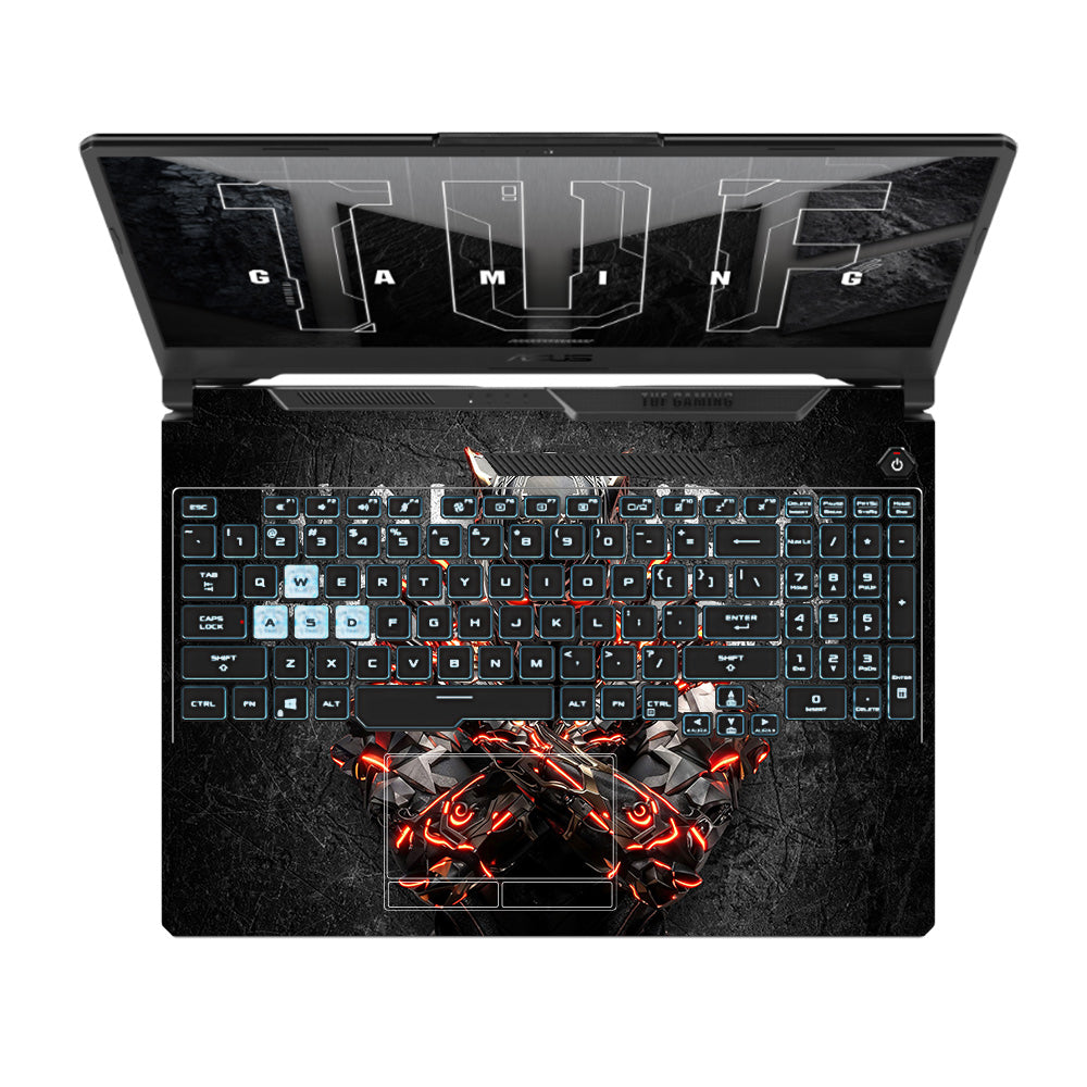 Black Panther Glowing Fury Asus TUF F15 FX506 & A15 FA506 Laptop Skin