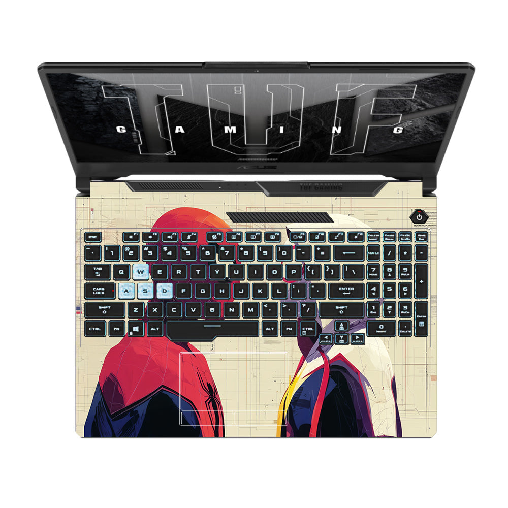 Web Hero Duo Asus TUF F15 FX506 & A15 FA506 Laptop Skin