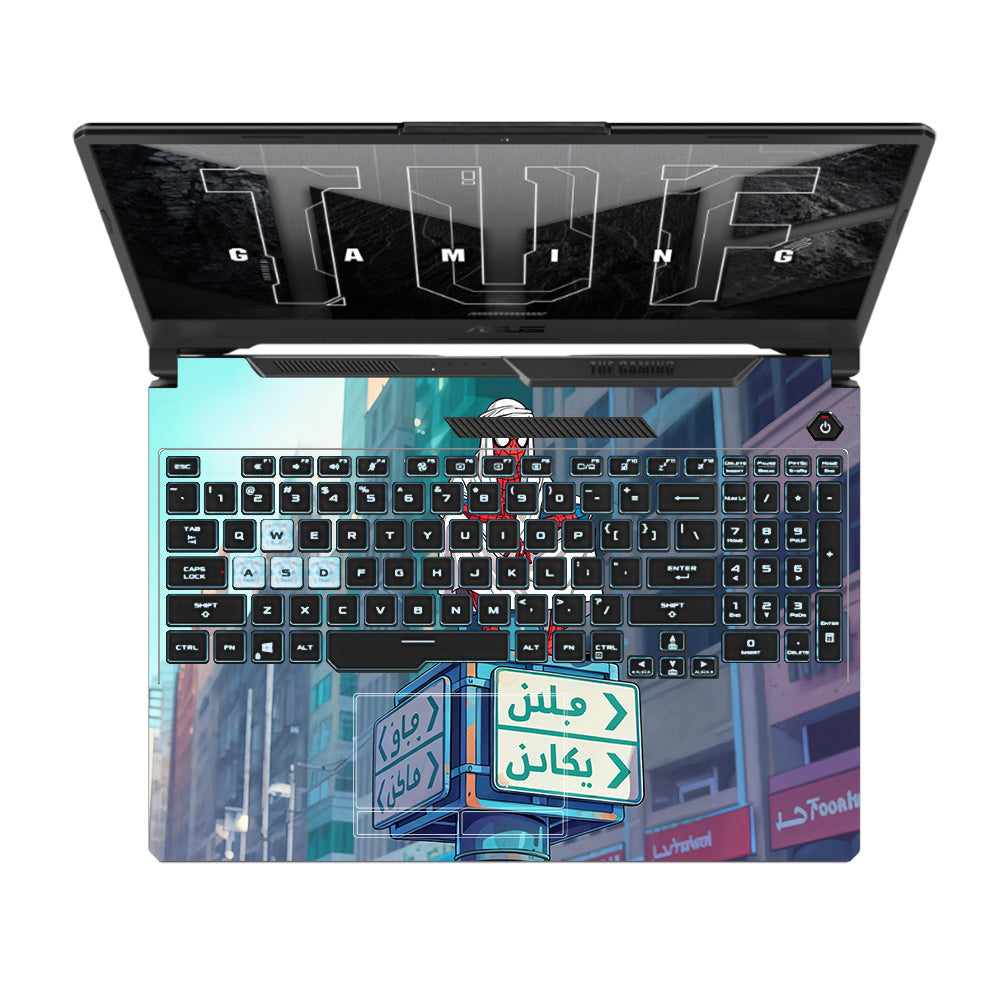 Arabian Spider Man Asus TUF F15 FX506 & A15 FA506 Laptop Skin