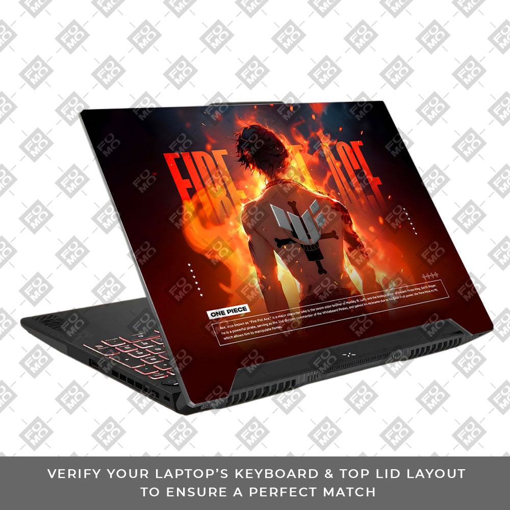 Fire Fist Ace Asus TUF F15 FX507 & A15 FA507 Laptop Skin