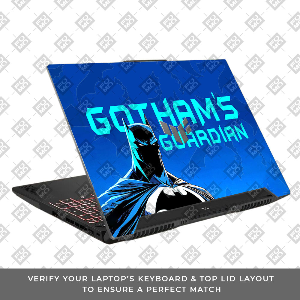Gotham's Guardian Batman Asus TUF F15 FX507 & A15 FA507 Laptop Skin
