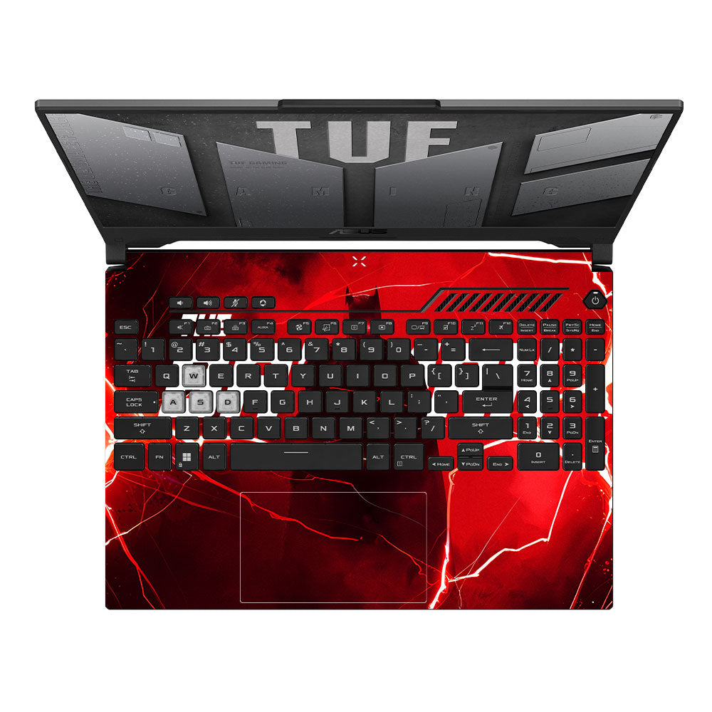 Red Dark Vigilante Asus TUF F15 FX507 & A15 FA507 3D Laptop Skin
