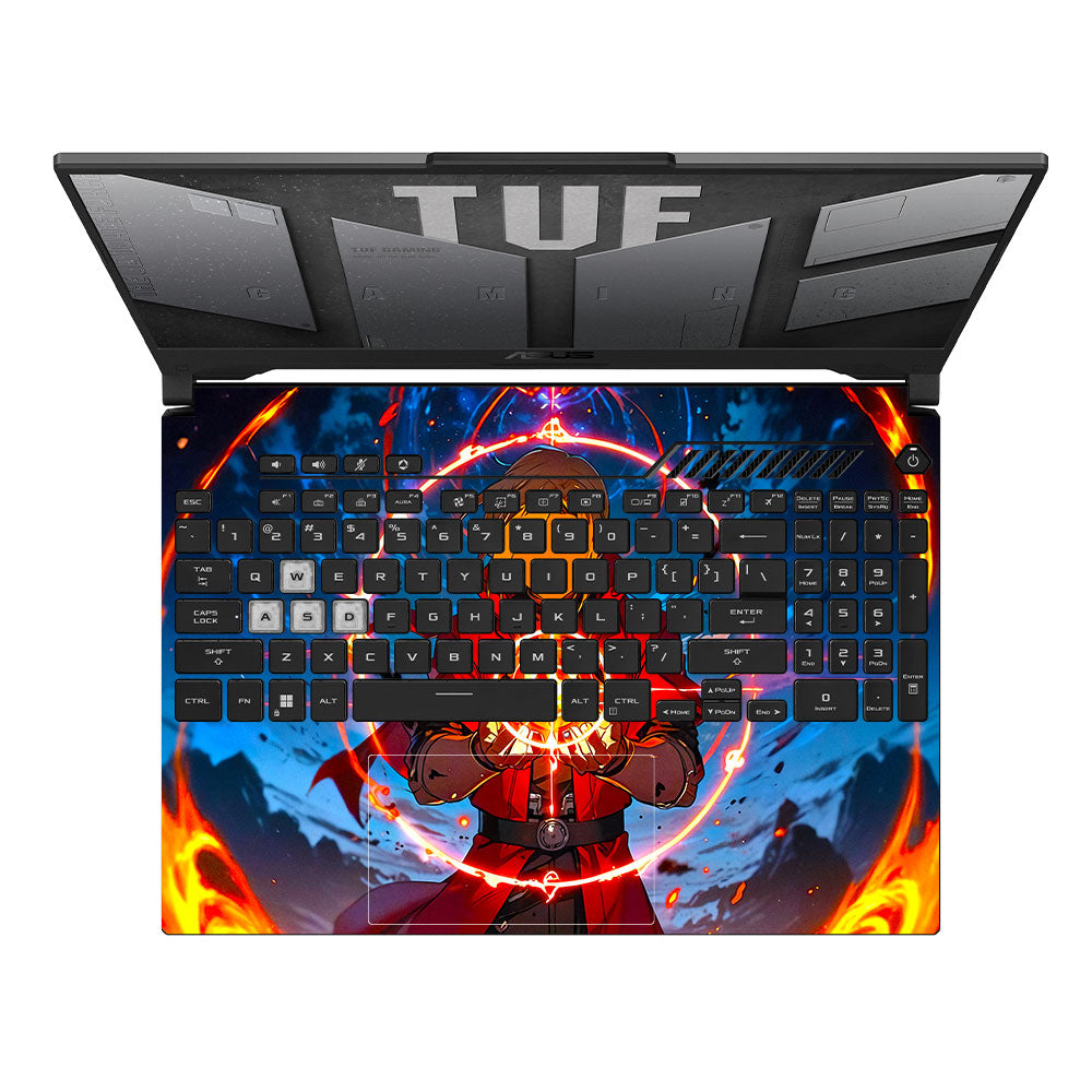 Edward Elric Fullmetal Alchemist Asus TUF F15 FX507 & A15 FA507 Laptop Skin
