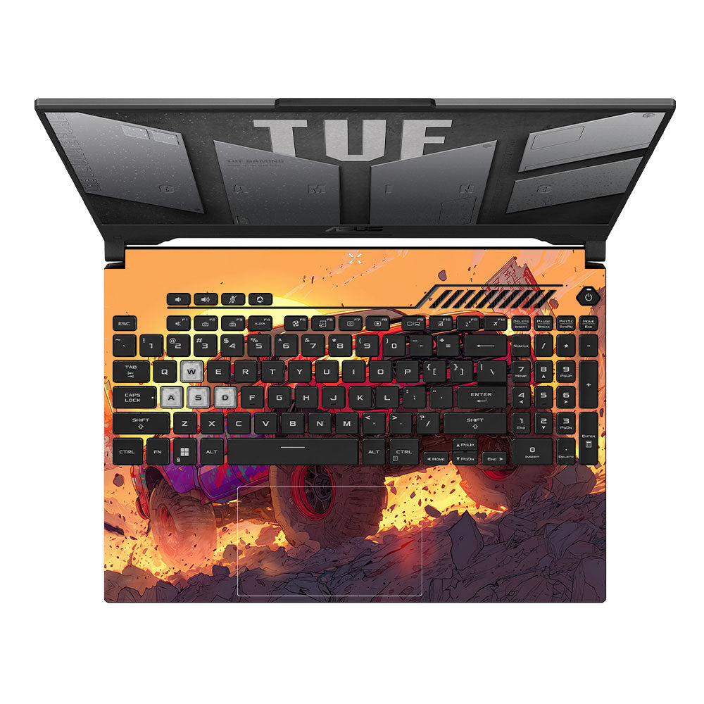 Toyota Off Road Beast Asus TUF F15 FX507 & A15 FA507 Laptop Skin