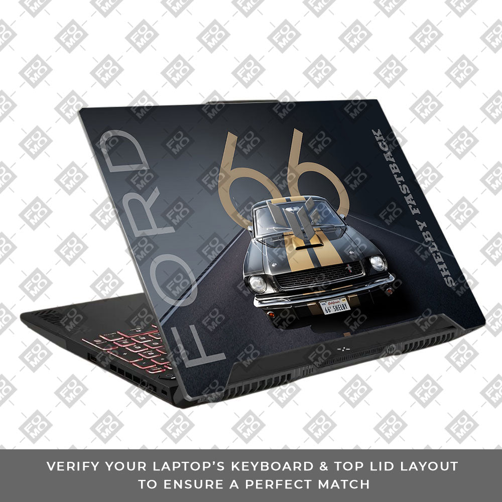 Shelby Mustang GT350H Asus TUF F15 FX507 & A15 FA507 Laptop Skin