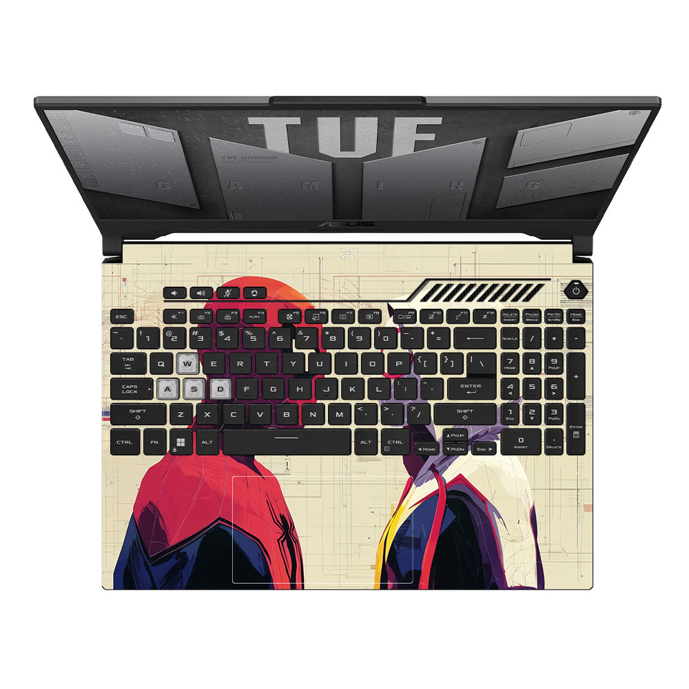 Spider Man X Spider Gwen Asus TUF F15 FX507 & A15 FA507 Laptop Skin