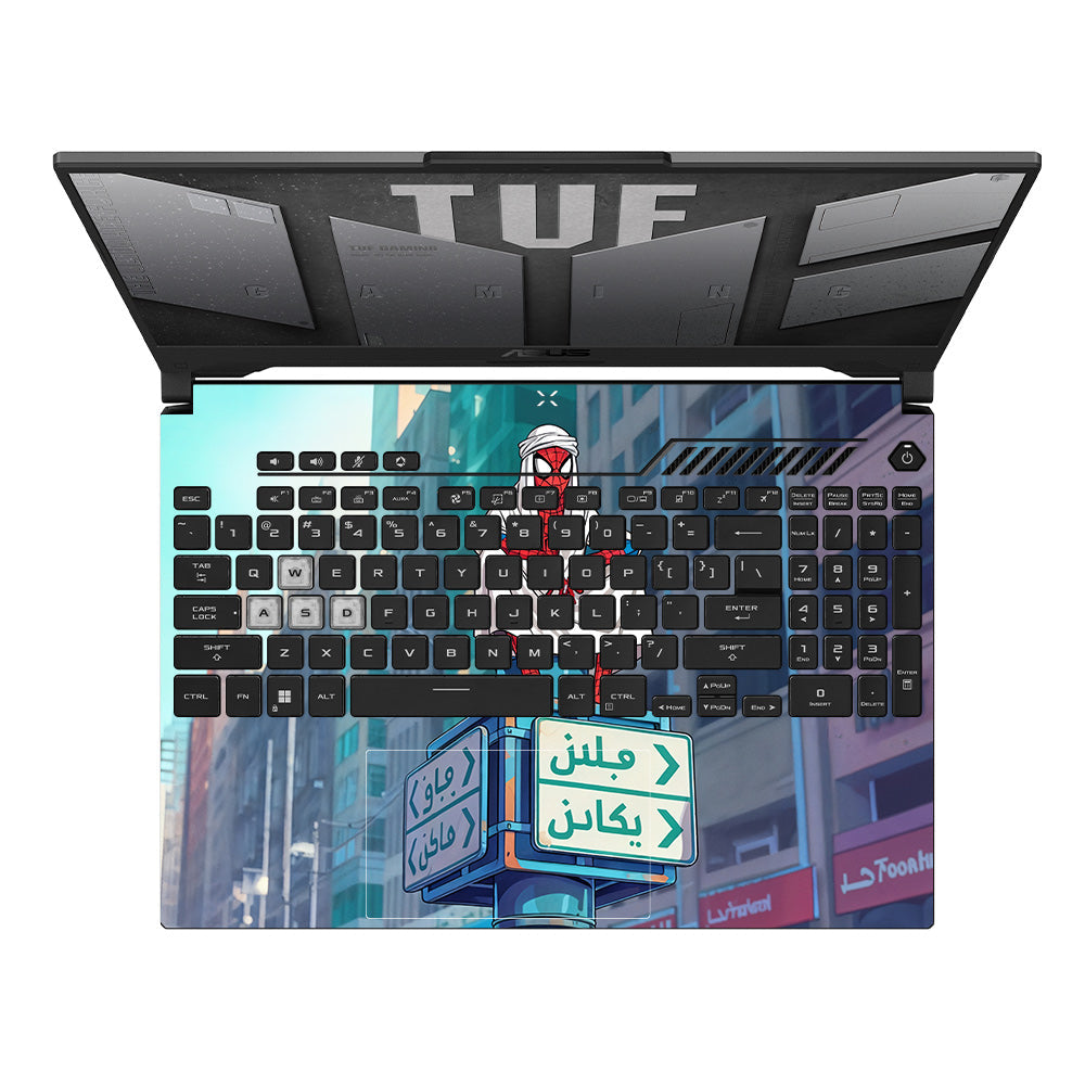 Arabian Spider Man Asus TUF F15 FX507 & A15 FA507 Laptop Skin