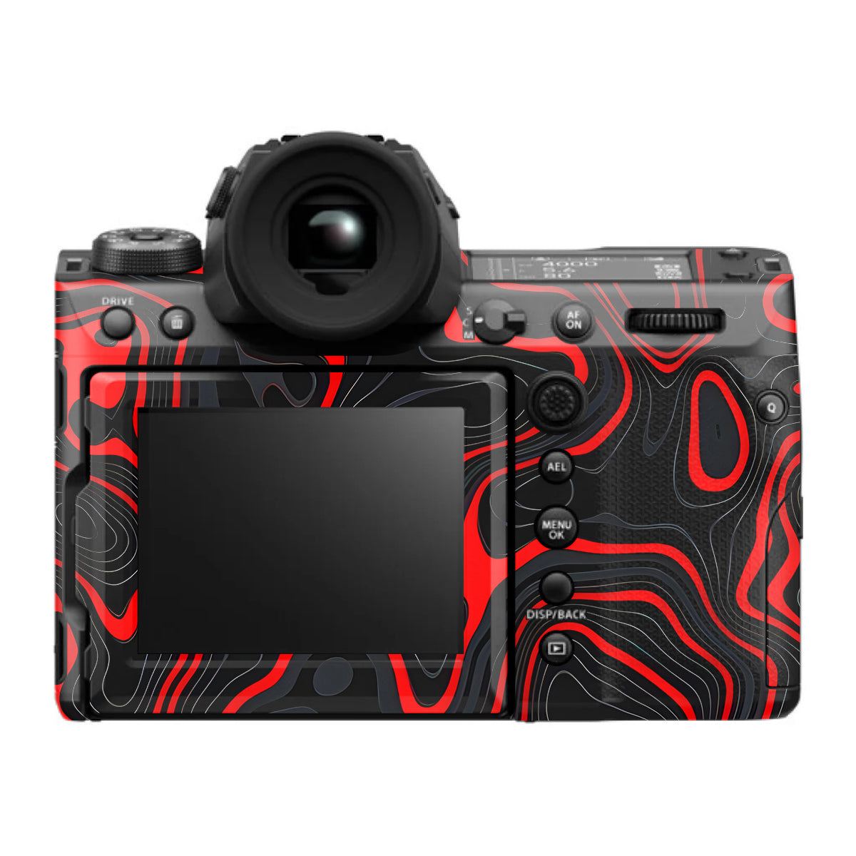 Crimson Waves FujiFilm GFX 100S II Camera Skin