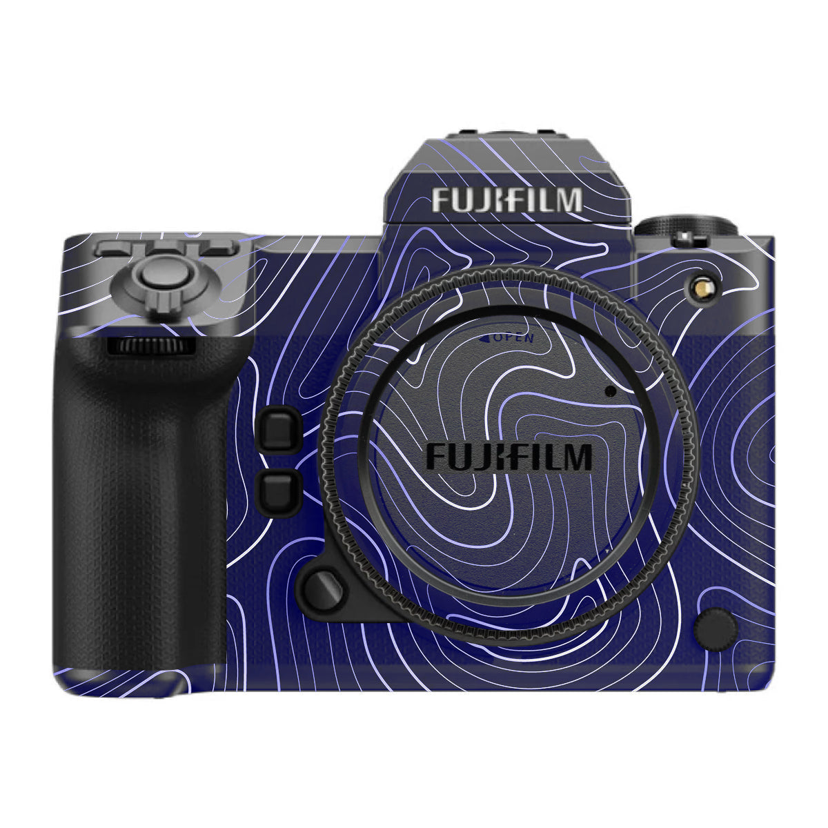 Deep Blue Contour FujiFilm GFX 100S II Camera Skin