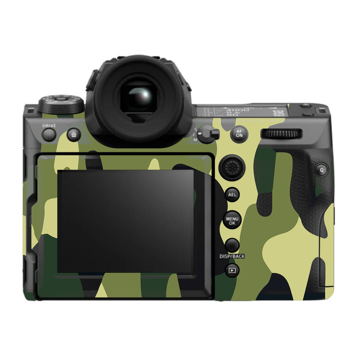 Forest Green Camo FujiFilm GFX 100S II Camera Skin