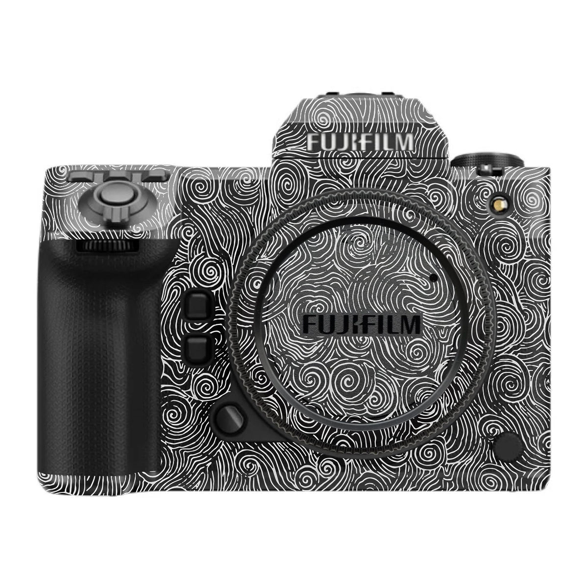 White Spirals FujiFilm GFX 100S II Camera Skin