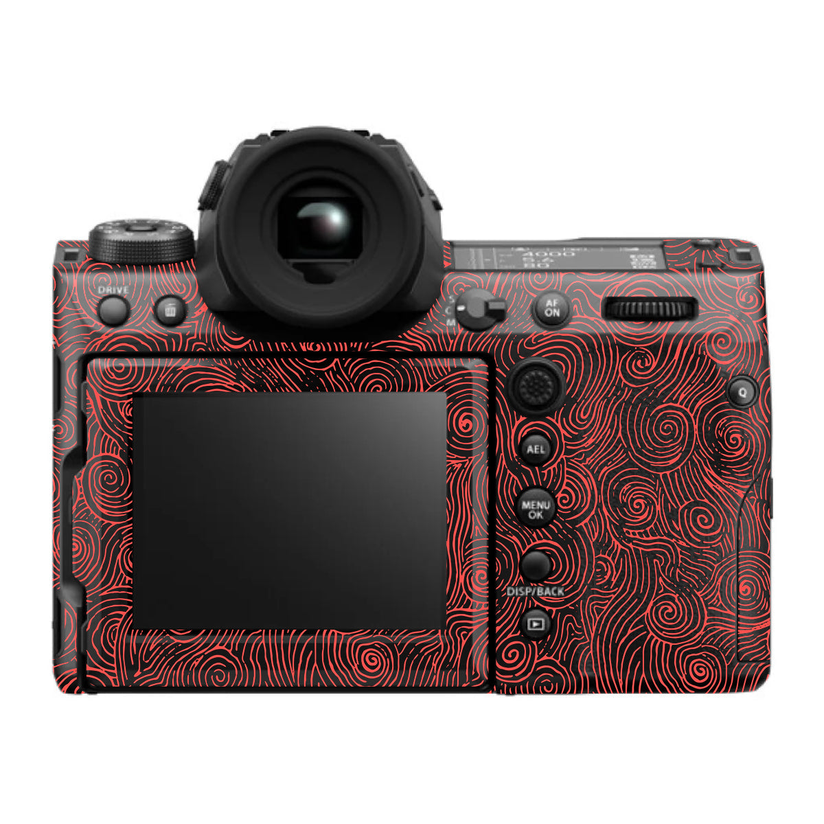 Red Spirals FujiFilm GFX 100S II Camera Skin