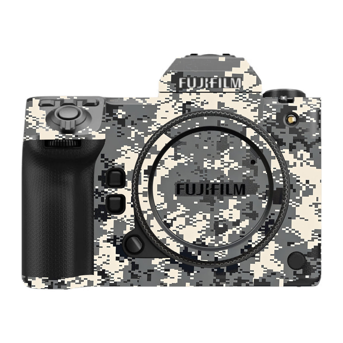 Grey Black Pixel FujiFilm GFX 100S II Camera Skin