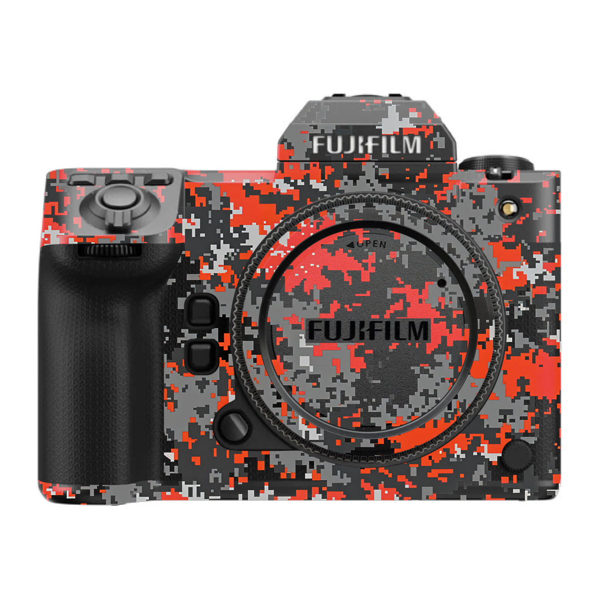 Inferno Pixel FujiFilm GFX 100S II Camera Skin
