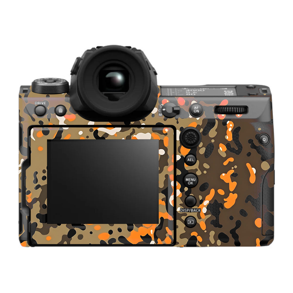 Orange Brown Spot FujiFilm GFX 100S II Camera Skin