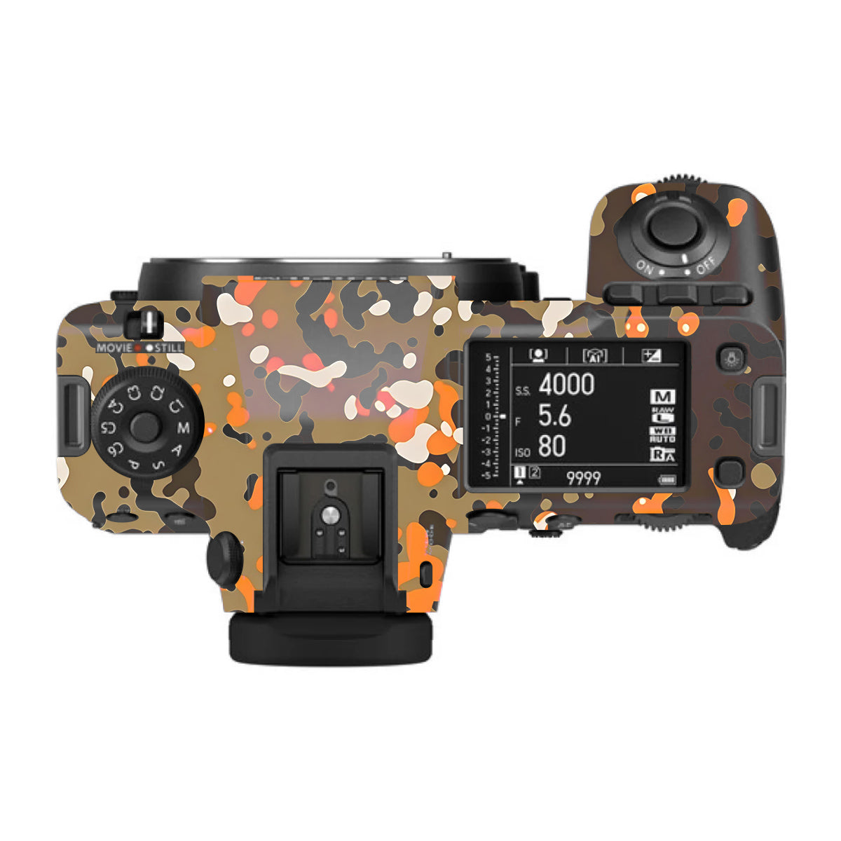 Orange Brown Spot FujiFilm GFX 100S II Camera Skin