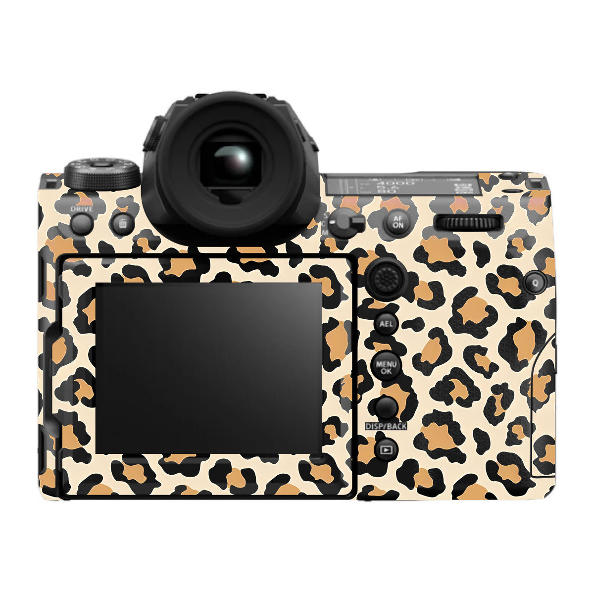 Sandy Leopard Spots FujiFilm GFX 100S II Camera Skin