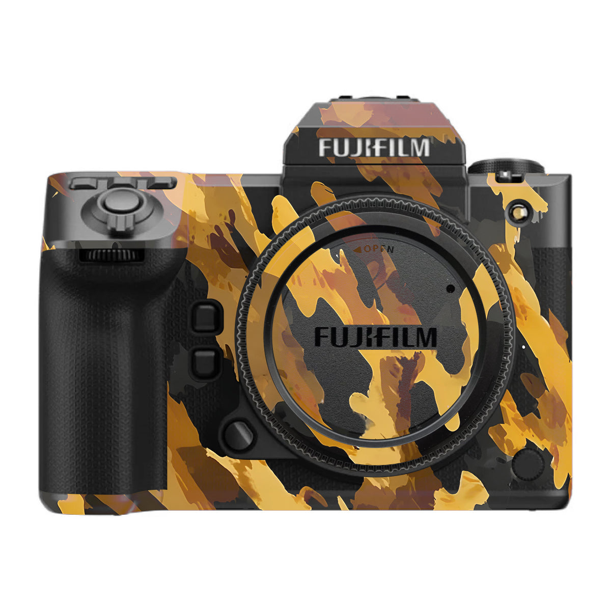 Camo Tiger Blend FujiFilm GFX 100S II Camera Skin