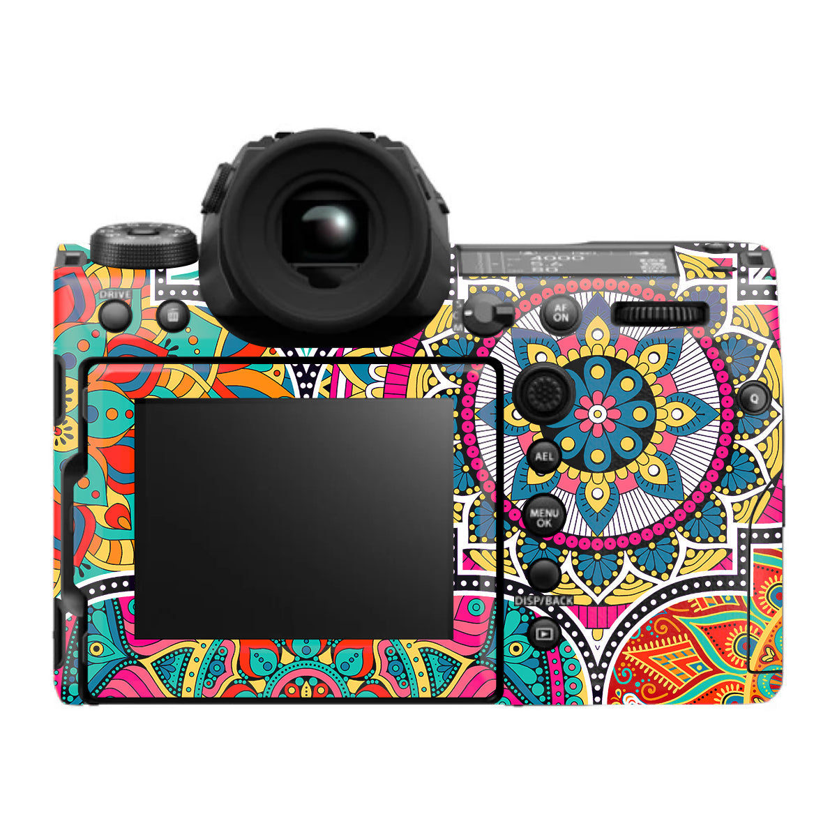 Boho Mandala Tile Pattern FujiFilm GFX 100S II Camera Skin