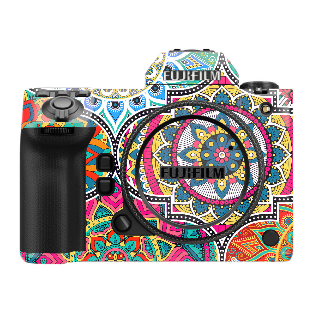 Boho Mandala Tile Pattern FujiFilm GFX 100S II Camera Skin
