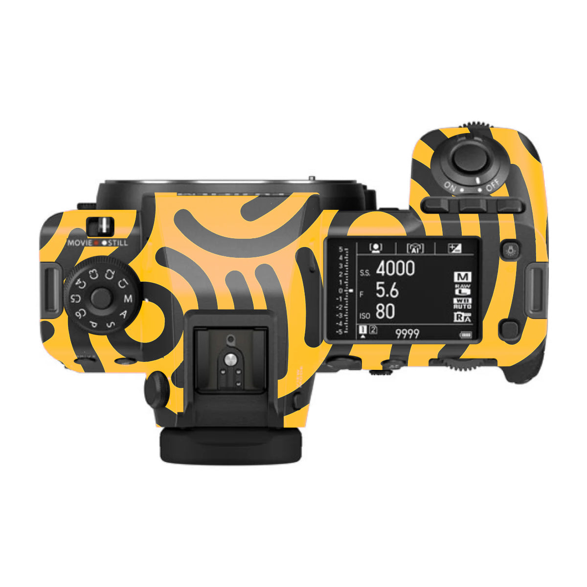 Minimal Yellow Wave FujiFilm GFX 100S II Camera Skin