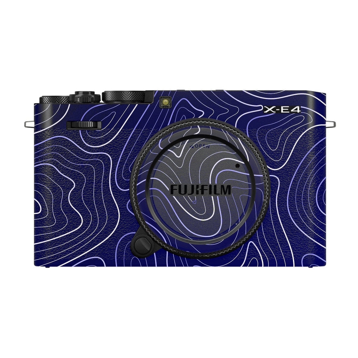 Deep Blue Contour FujiFilm X-E4 Camera Skin