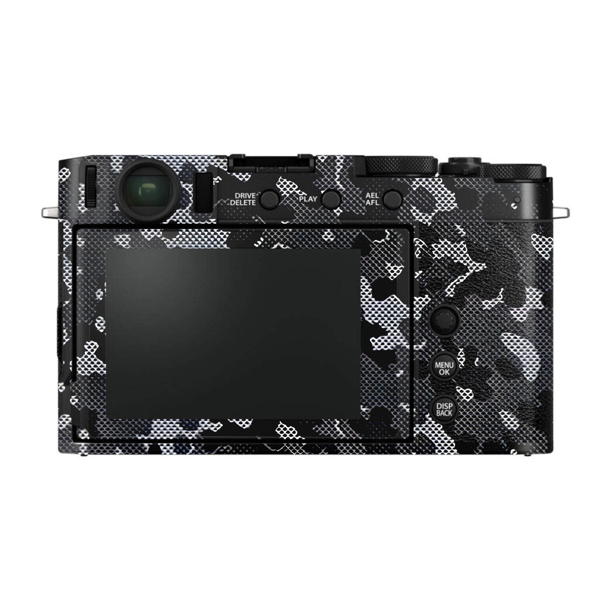 Stealth Grey Camo FujiFilm X-E4 Camera Skin