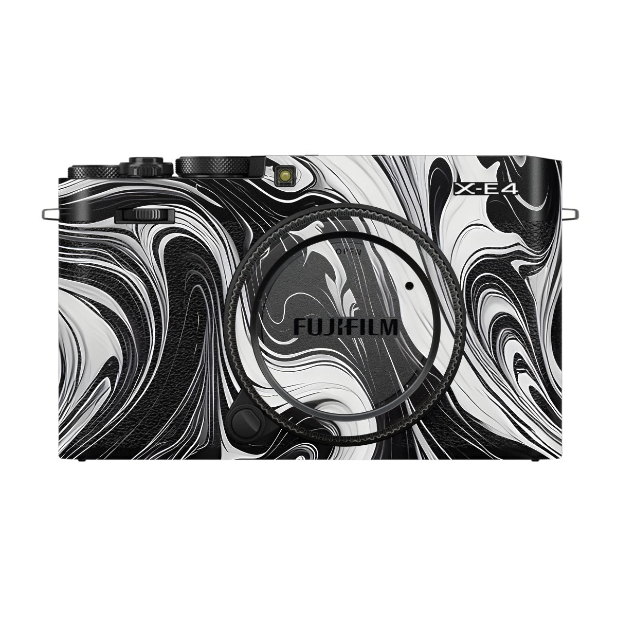 Black and White Marble FujiFilm X-E4 Camera Skin