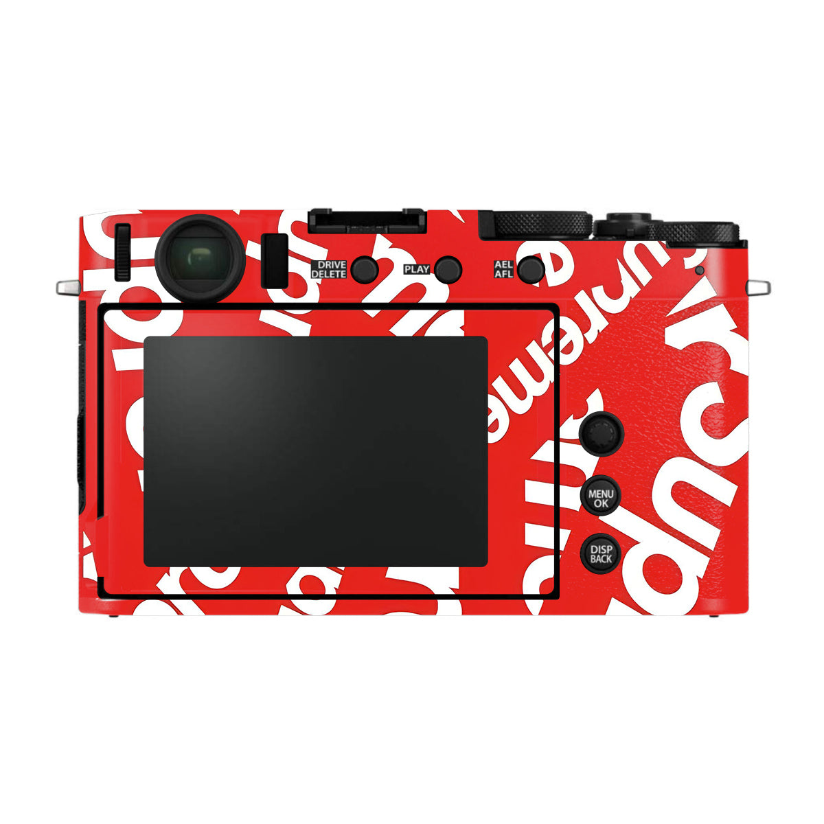 Supreme Red FujiFilm X-E4 Camera Skin