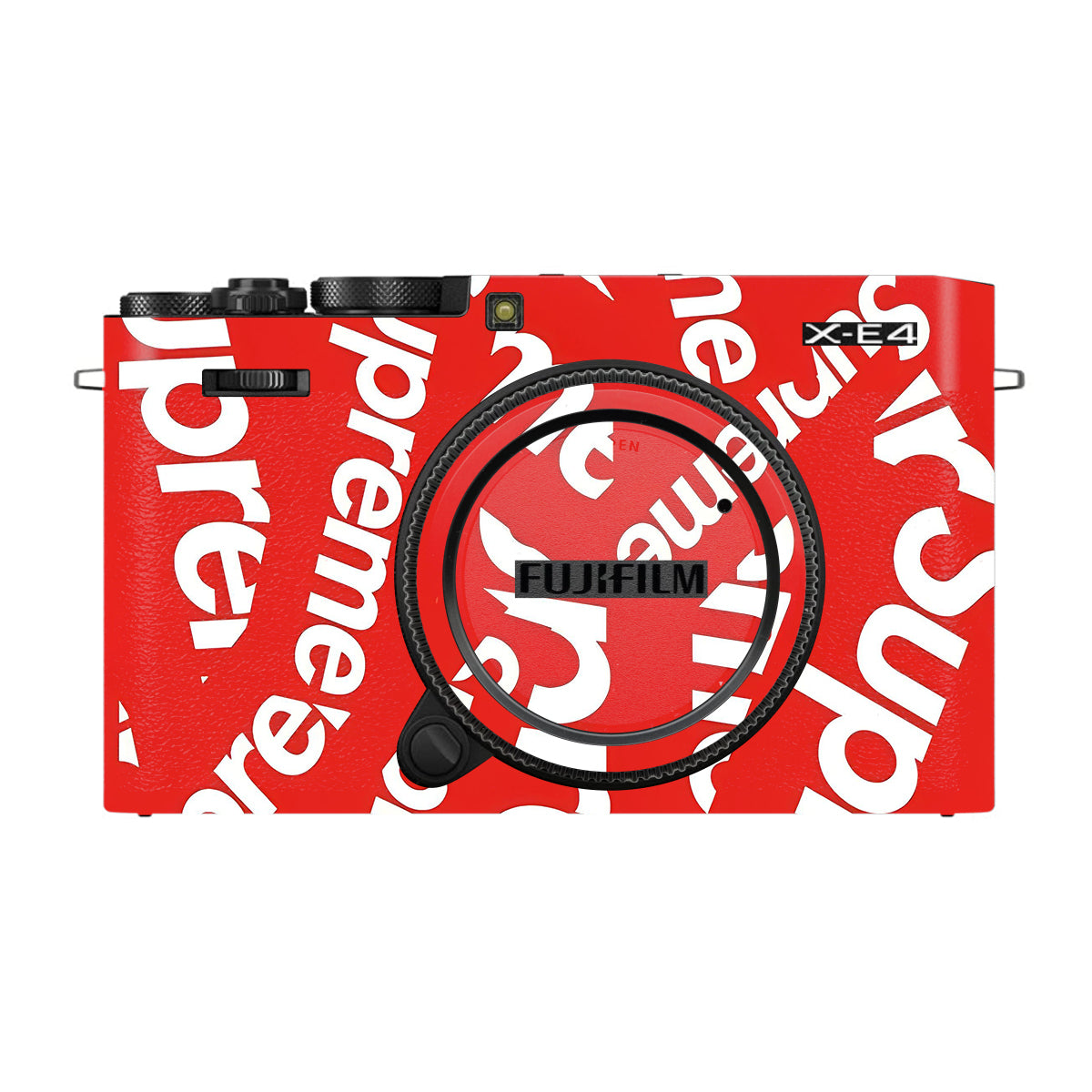 Supreme Red FujiFilm X-E4 Camera Skin