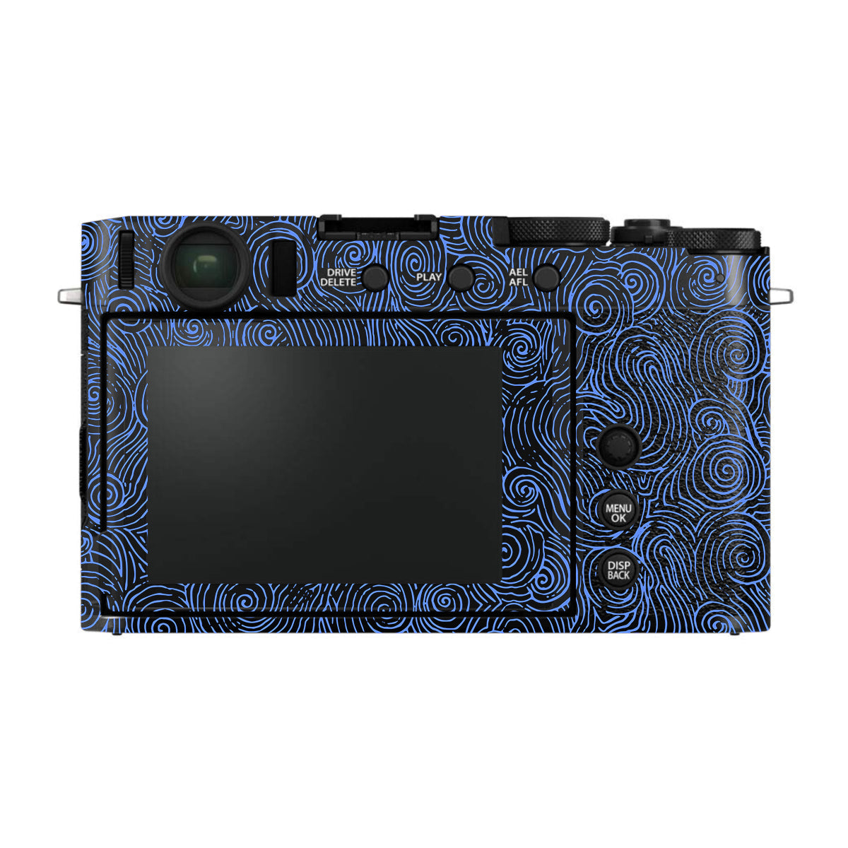 Blue Spirals FujiFilm X-E4 Camera Skin