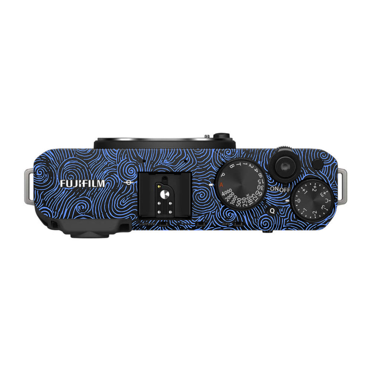 Blue Spirals FujiFilm X-E4 Camera Skin
