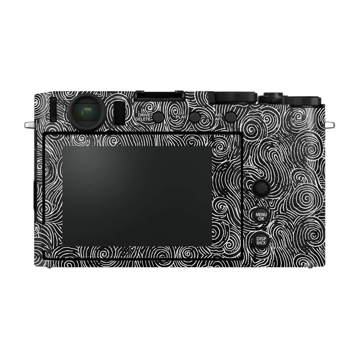 White Spirals FujiFilm X-E4 Camera Skin