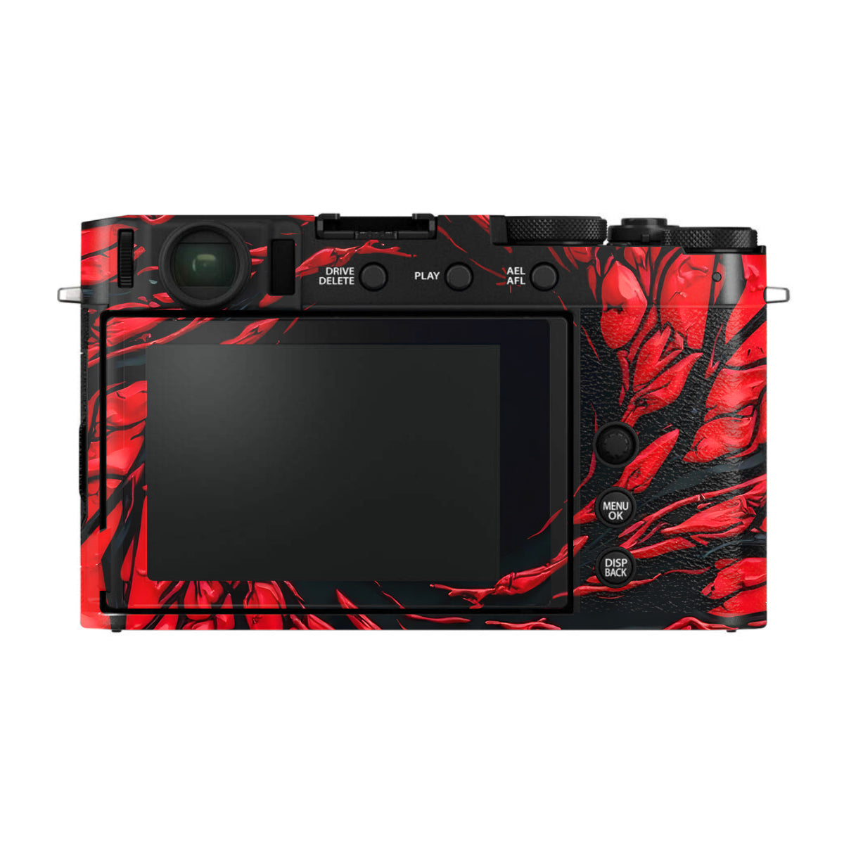 Venom Red FujiFilm X-E4 Camera Skin